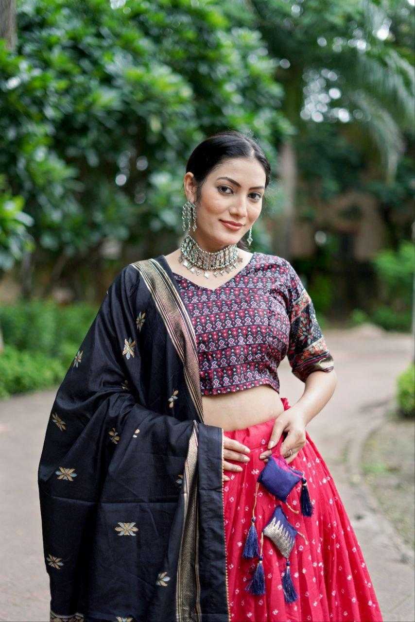 Ynf Tussar Silk KESH511 Tree bandhni Lehengas Wholesale Designer Lehenga Traditional Lehenga Printed Lehenga Manufacturer