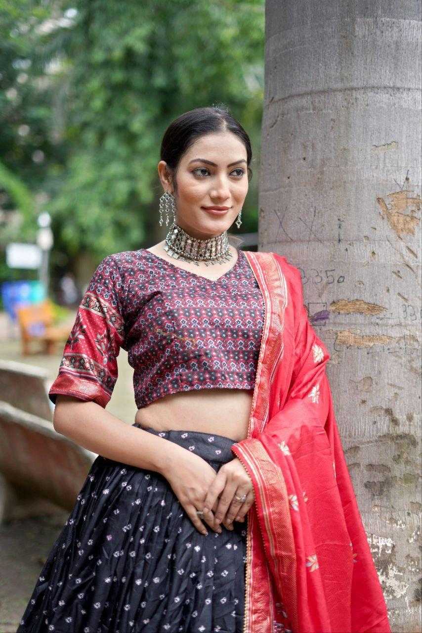 Ynf Tussar Silk KESH511 Tree bandhni Lehengas Wholesale Designer Lehenga Traditional Lehenga Printed Lehenga Manufacturer