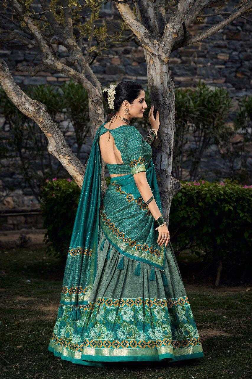 Ynf Tussar Silk KESH511 Tulsi Lehengas Wholesale Designer Lehenga Traditional Lehenga Printed Lehenga Manufacturer