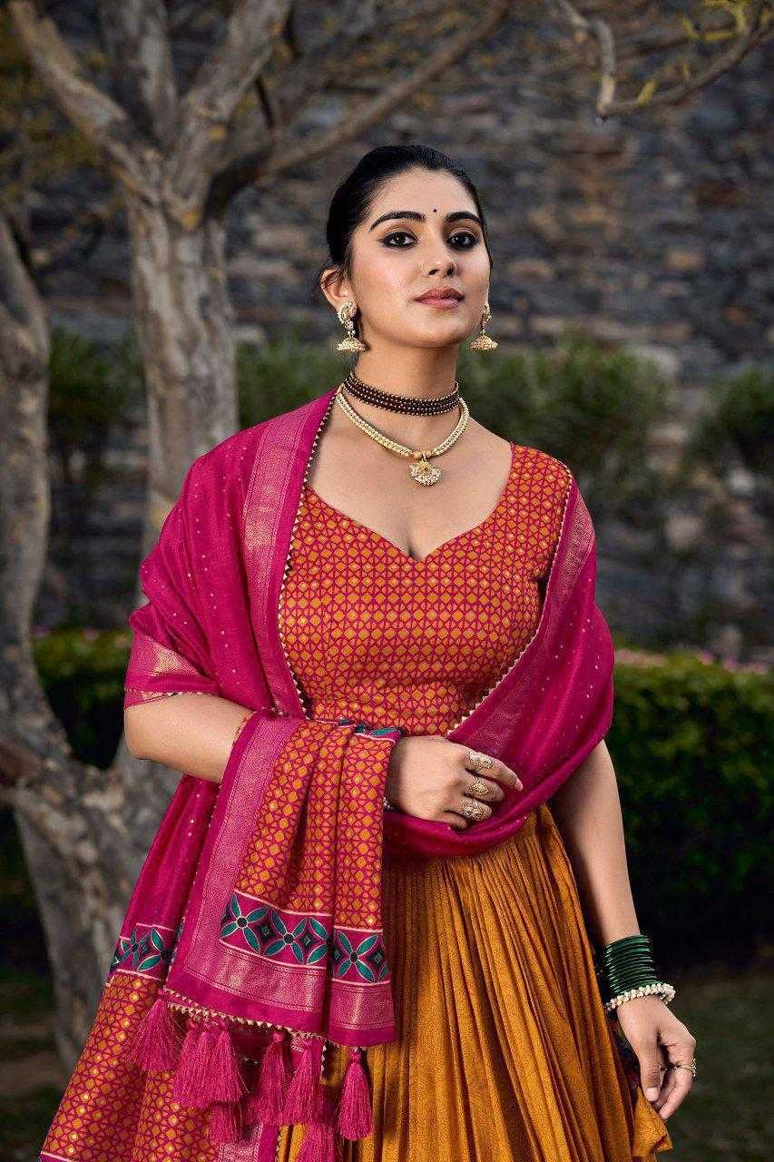 Ynf Tussar Silk KESH511 Tulsi Lehengas Wholesale Designer Lehenga Traditional Lehenga Printed Lehenga Manufacturer