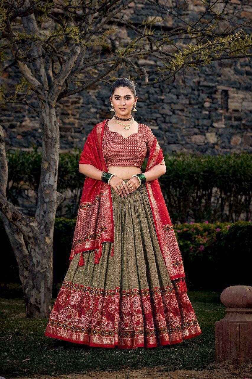 Ynf Tussar Silk KESH511 Tulsi Lehengas Wholesale Designer Lehenga Traditional Lehenga Printed Lehenga Manufacturer