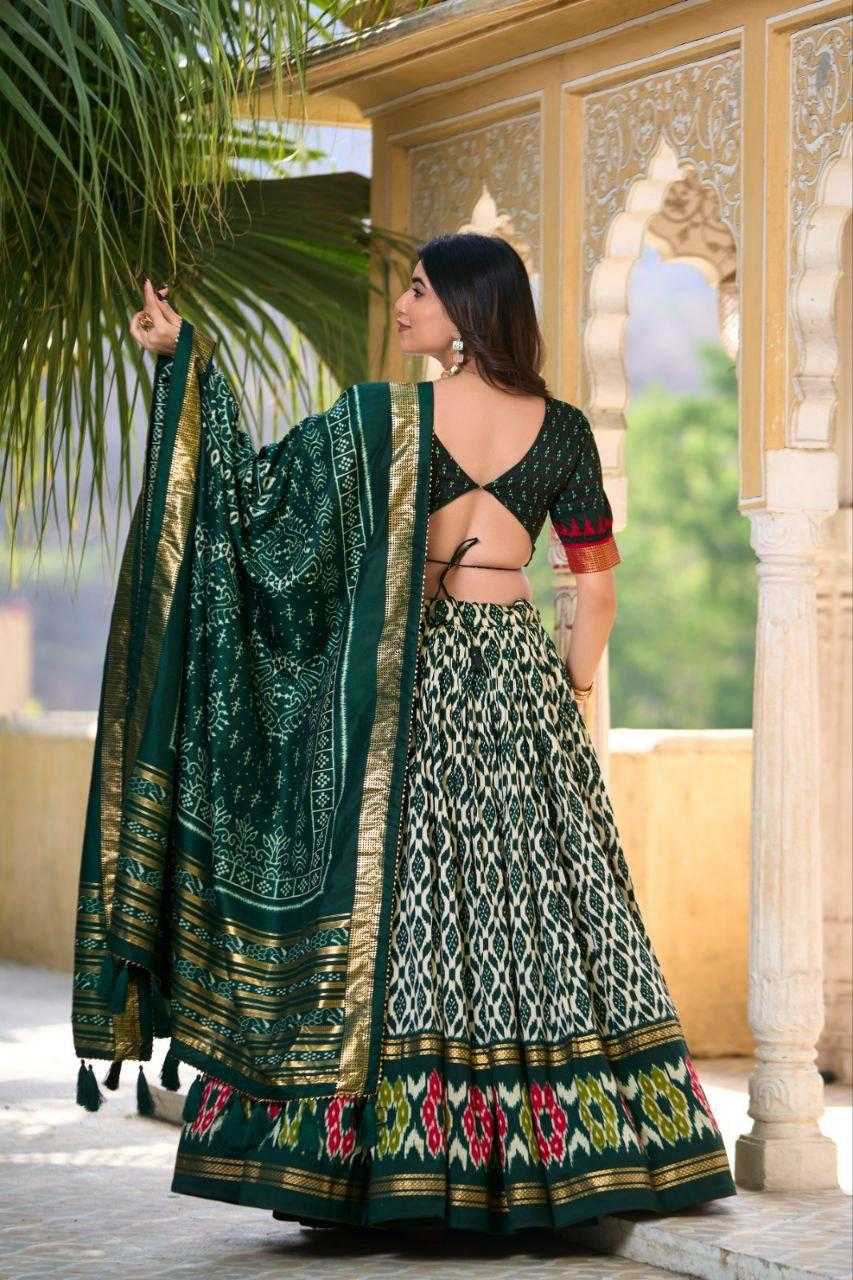 Ynf Tussar Silk KESH511 WHITE PATOLA Lehengas Wholesale Designer Lehenga Traditional Lehenga Printed Lehenga Manufacturer