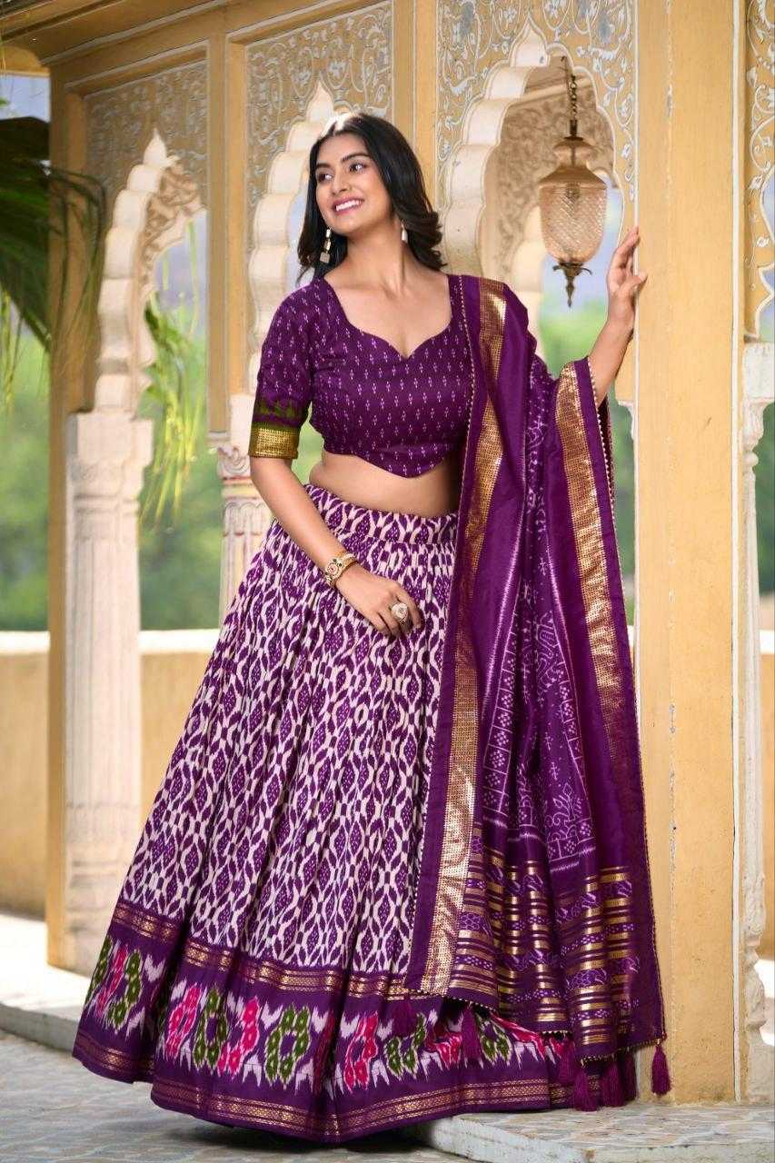 Ynf Tussar Silk KESH511 WHITE PATOLA Lehengas Wholesale Designer Lehenga Traditional Lehenga Printed Lehenga Manufacturer