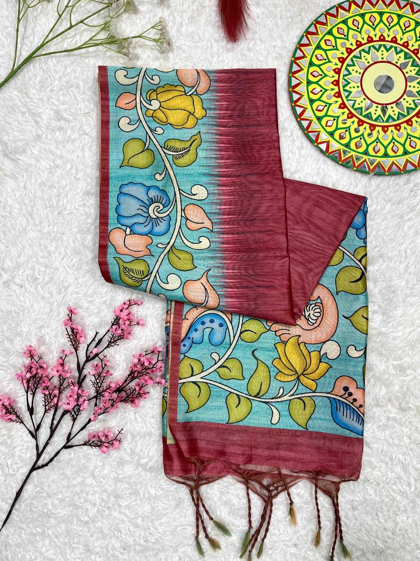 Ynf Tussar Silk KESH532 KAJAL LOTUS Sarees Wholesale Designer Sarees Party Wear Sarees Fancy Sarees Manufacturer