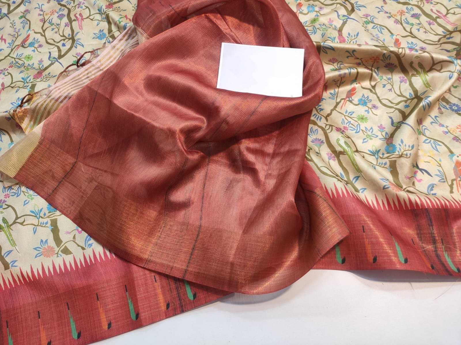 Ynf Tussar Silk KESH532 RIVERA Silk Sarees Wholesale Tussar Silk Sarees Printed Silk Saree Fancy Printed Silk Sarees Manufacturer