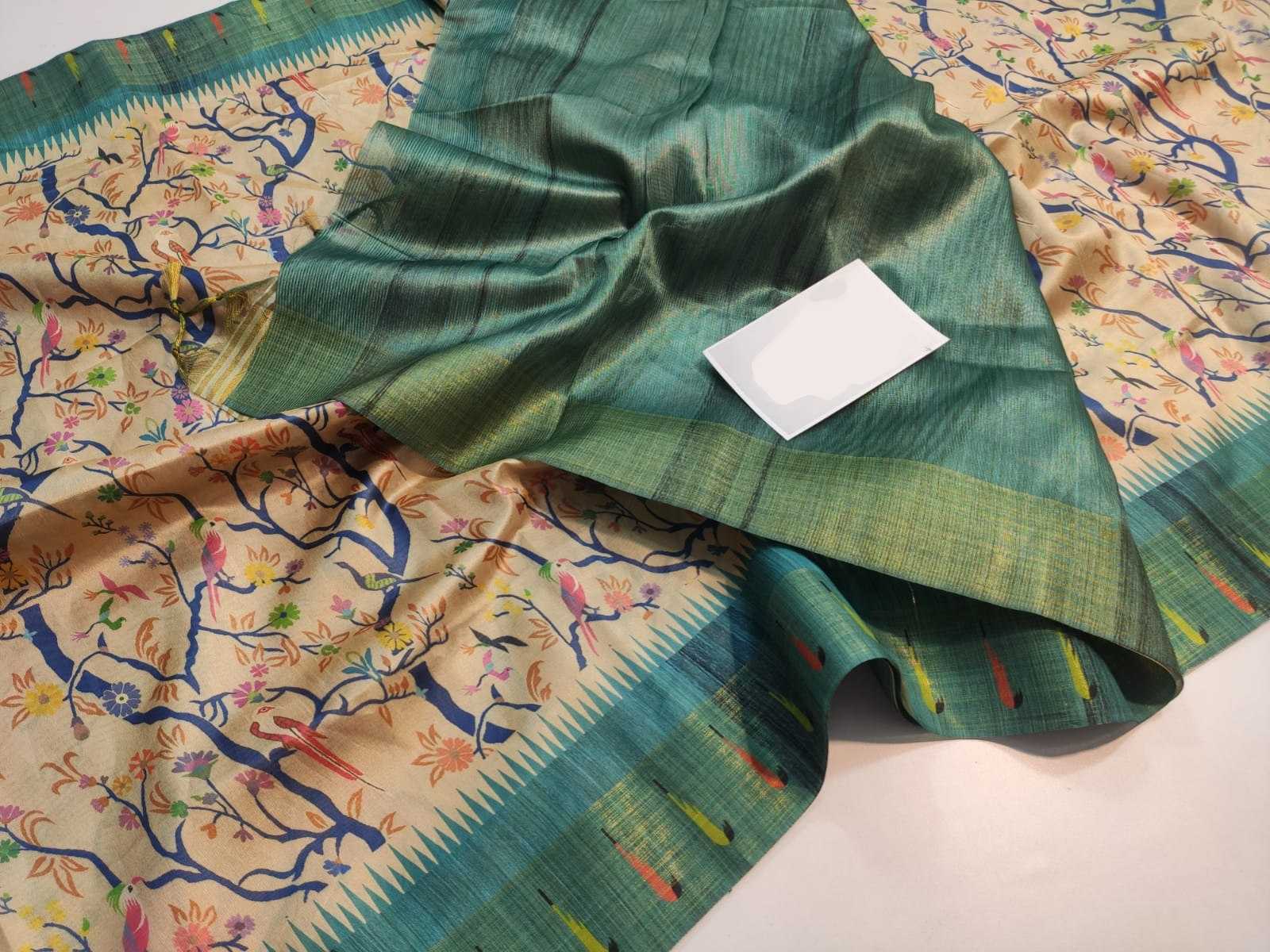 Ynf Tussar Silk KESH532 RIVERA Silk Sarees Wholesale Tussar Silk Sarees Printed Silk Saree Fancy Printed Silk Sarees Manufacturer