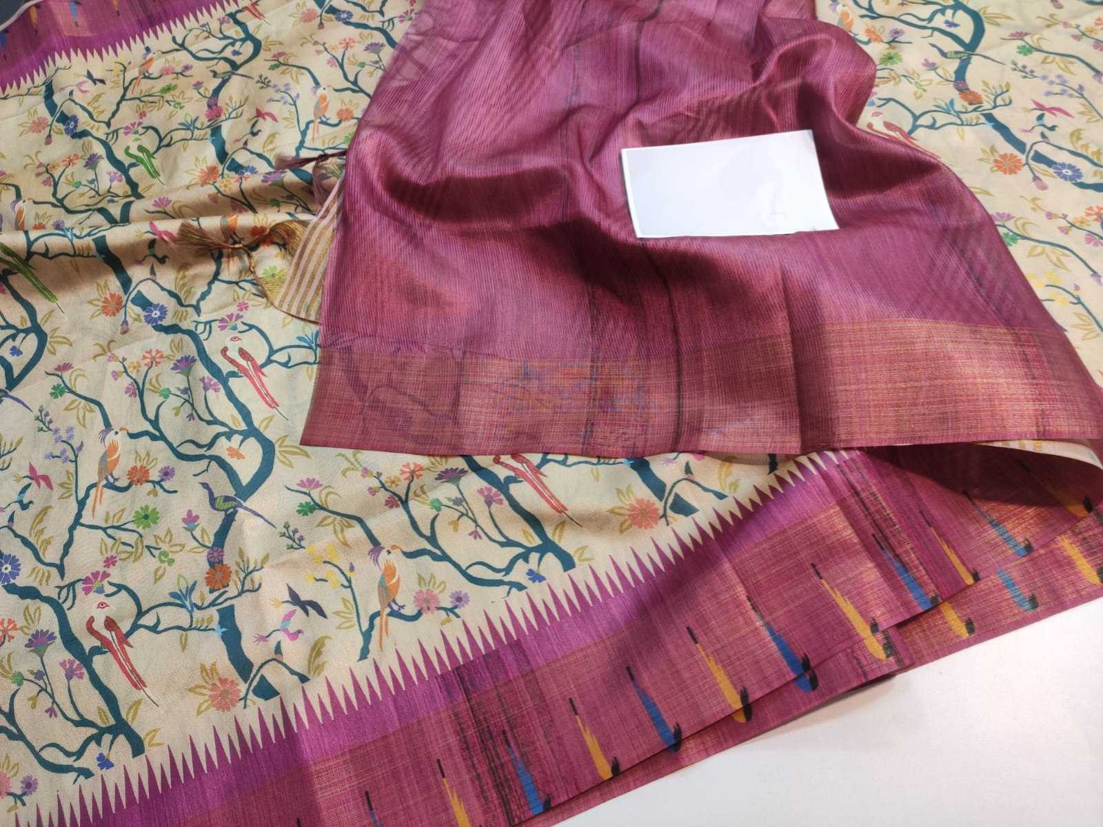 Ynf Tussar Silk KESH532 RIVERA Silk Sarees Wholesale Tussar Silk Sarees Printed Silk Saree Fancy Printed Silk Sarees Manufacturer