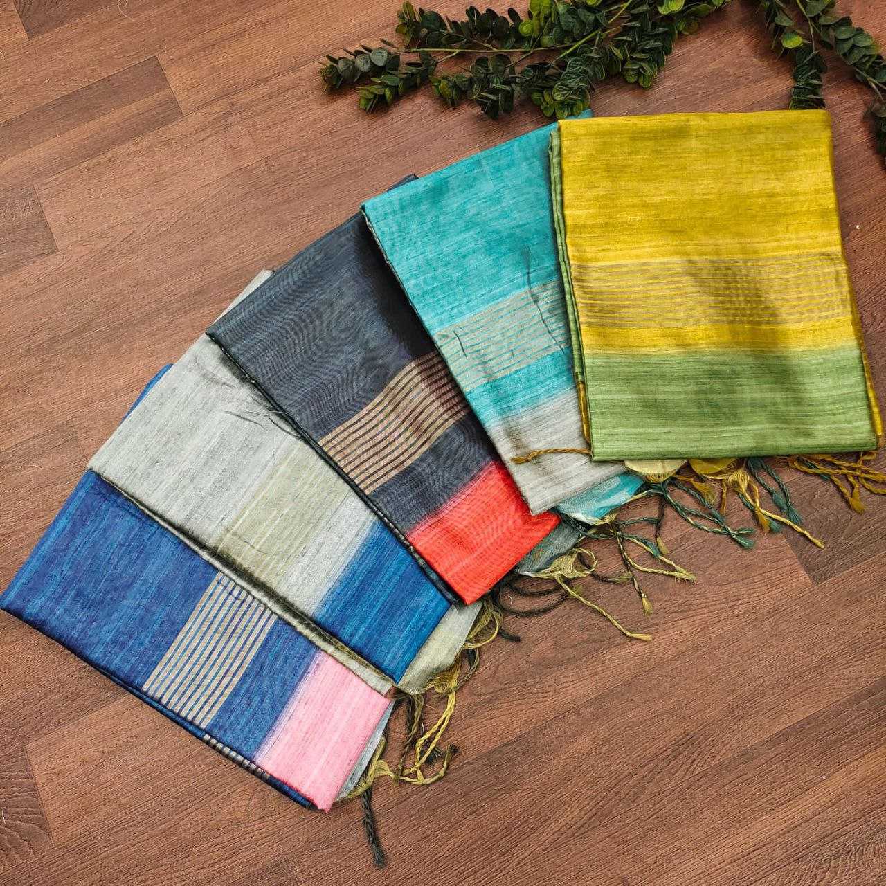 Ynf Tussar Silk KESH532 SAKHI PLAIN Silk Sarees Wholesale Soft Silk Sarees Tussar Silk Sarees Traditional Silk Sarees Manufacturer