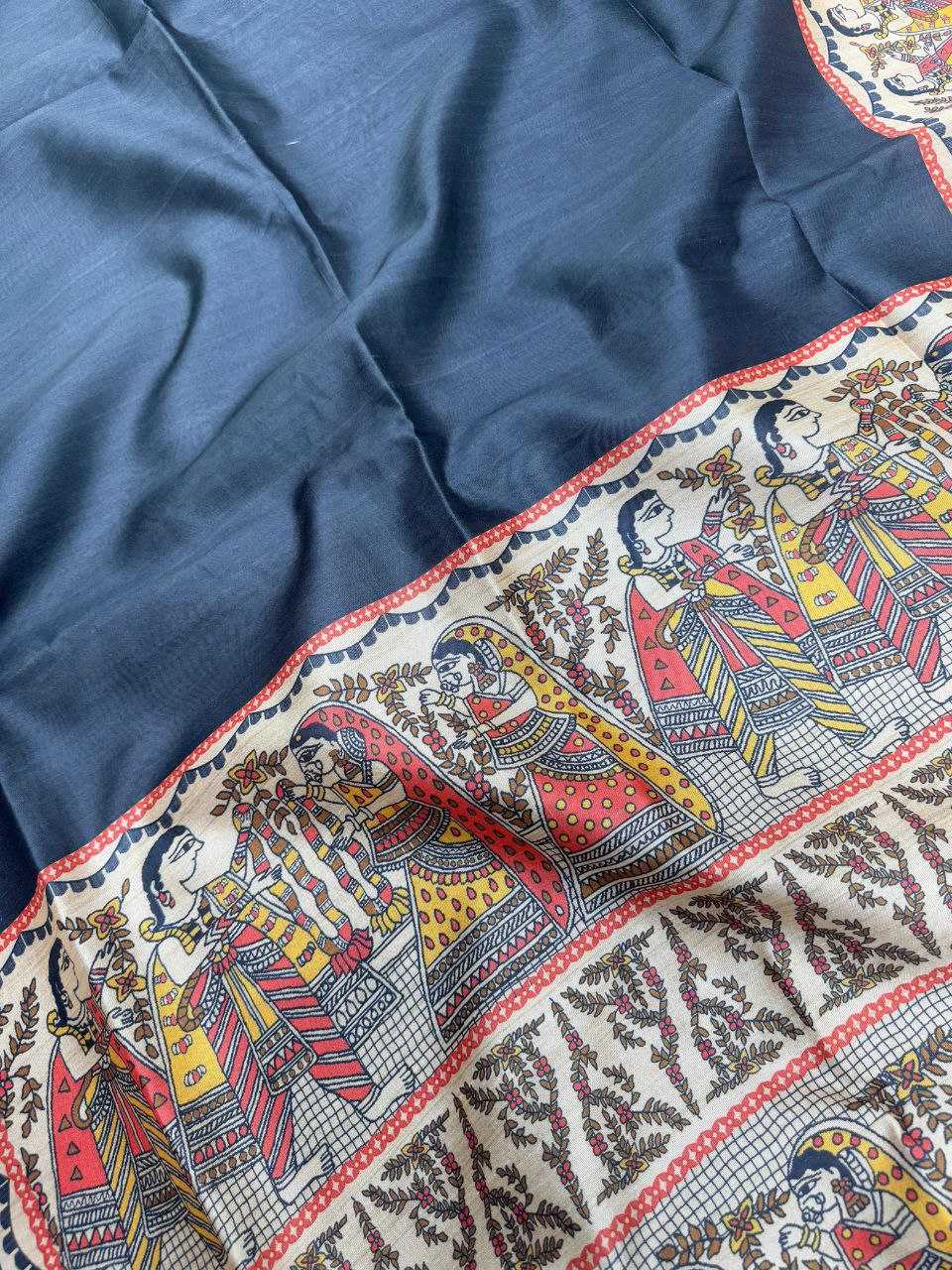 Ynf Tussar Silk KESH532 YOGITA 110 Silk Sarees Wholesale Kalamkari Silk Sarees Manufacturer