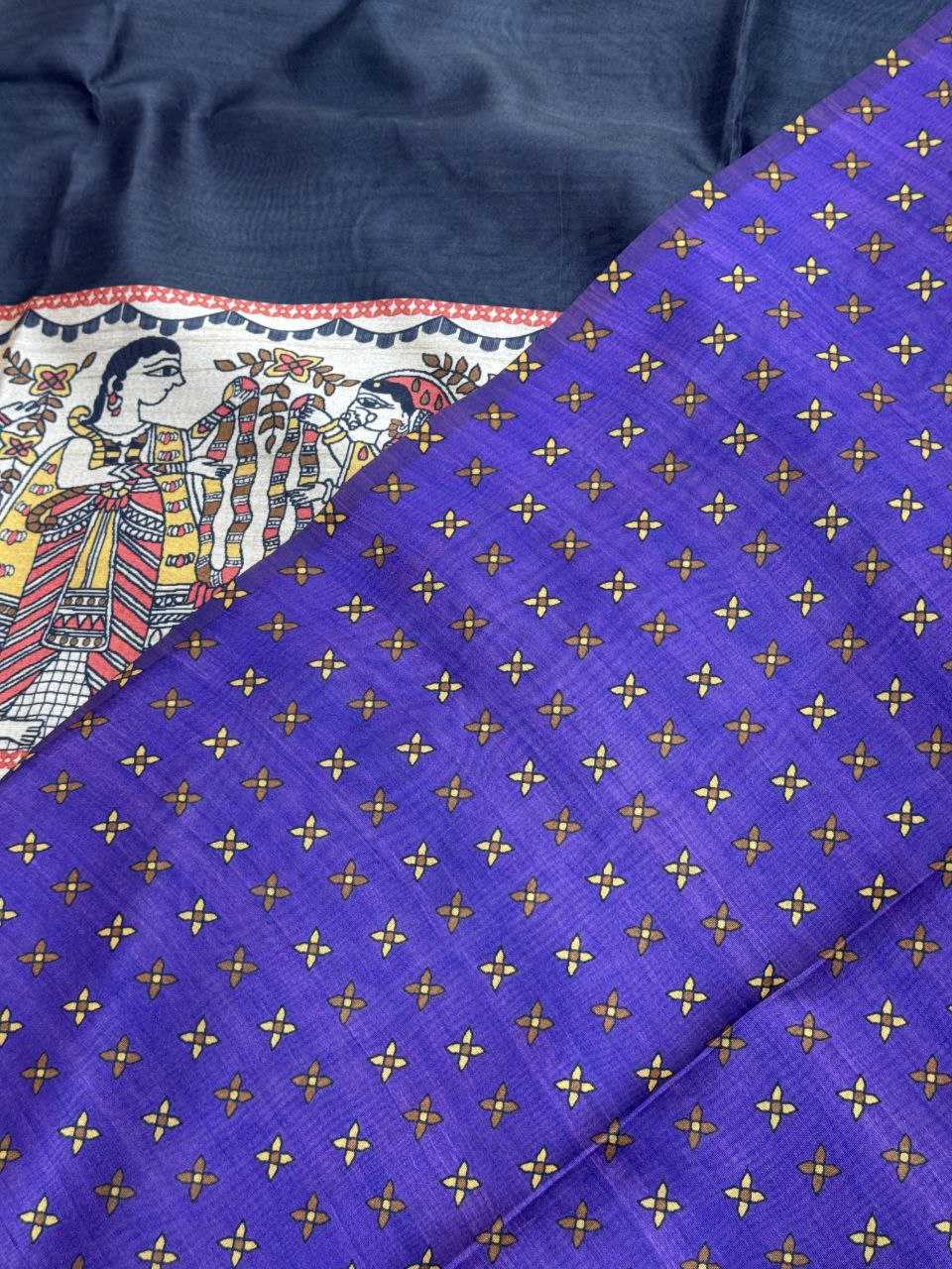 Ynf Tussar Silk KESH532 YOGITA 110 Silk Sarees Wholesale Kalamkari Silk Sarees Manufacturer