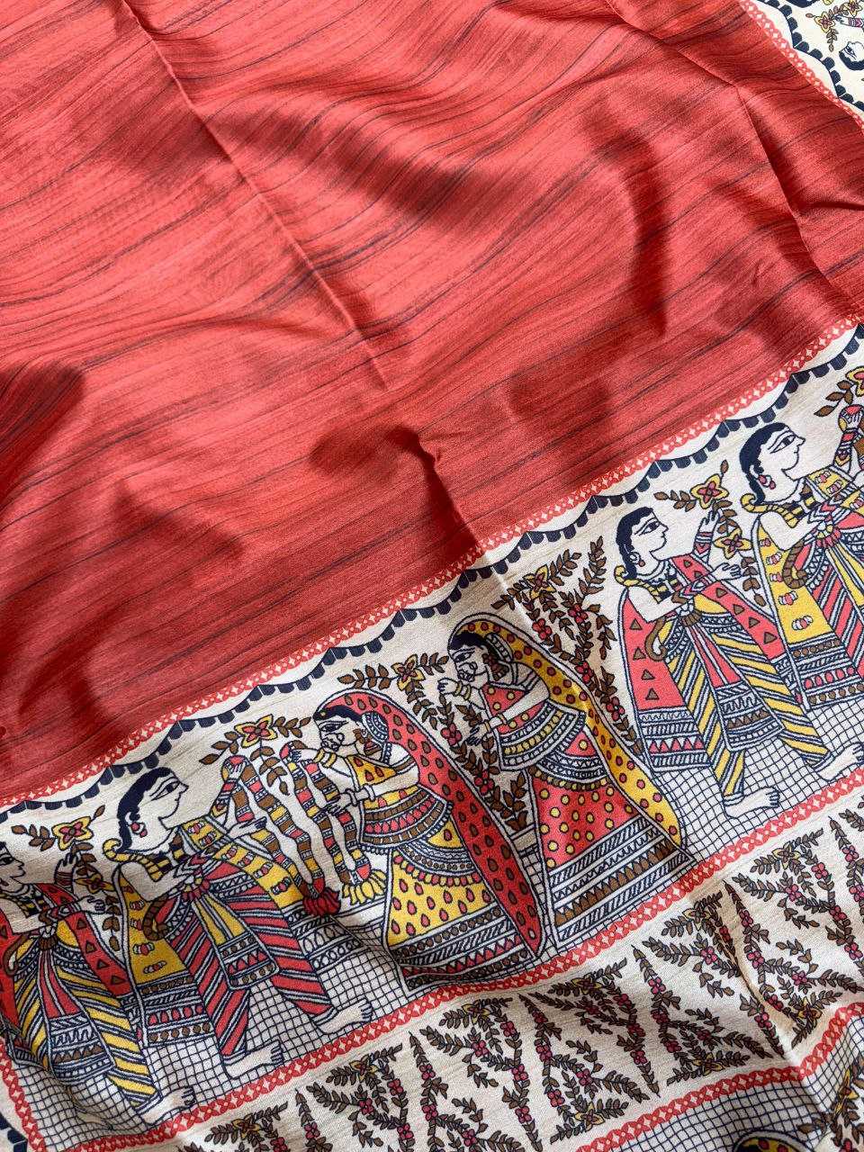 Ynf Tussar Silk KESH532 YOGITA 110 Silk Sarees Wholesale Kalamkari Silk Sarees Manufacturer