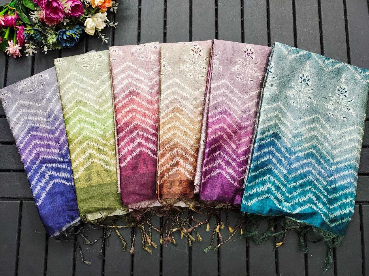 Ynf Tussar Silk KESH532 YOGITA 114 Sarees Wedding Collections Festive Collections Wholesale Floral Sarees Traditional Sarees Tussar Sarees Manufacturer