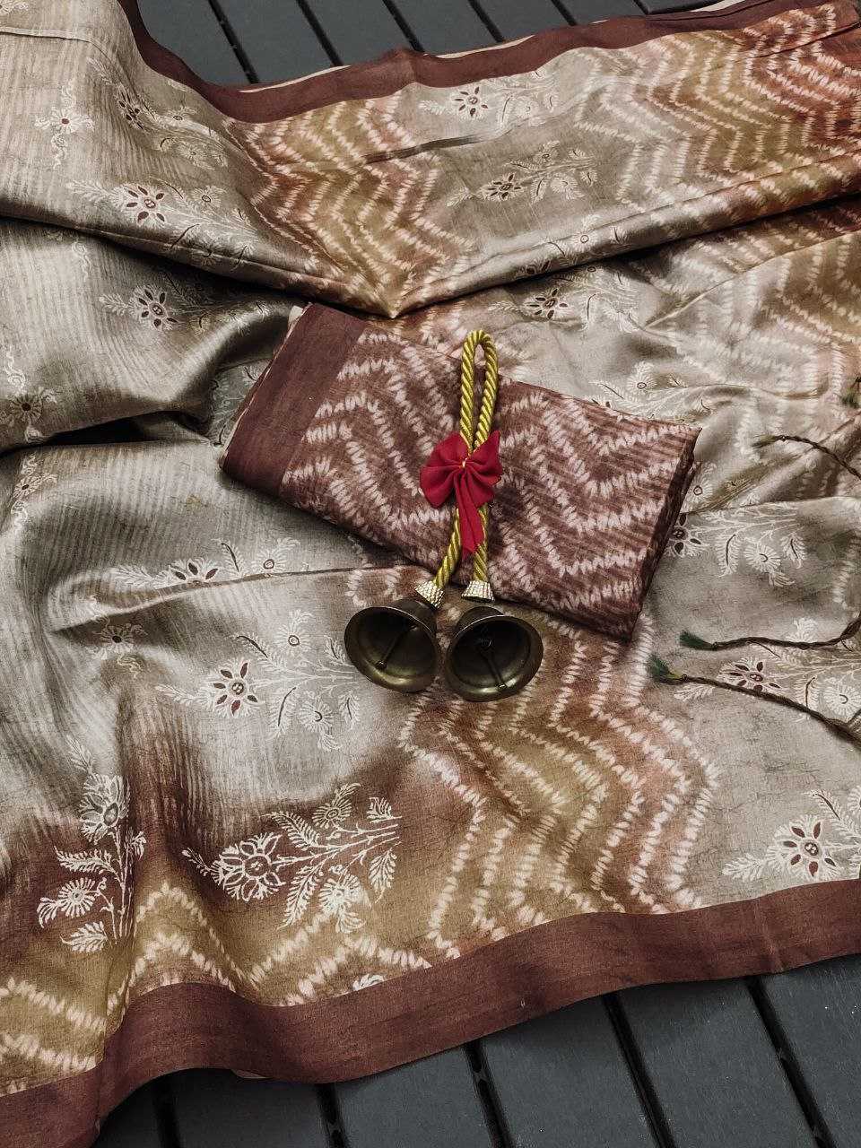 Ynf Tussar Silk KESH532 YOGITA 114 Sarees Wedding Collections Festive Collections Wholesale Floral Sarees Traditional Sarees Tussar Sarees Manufacturer
