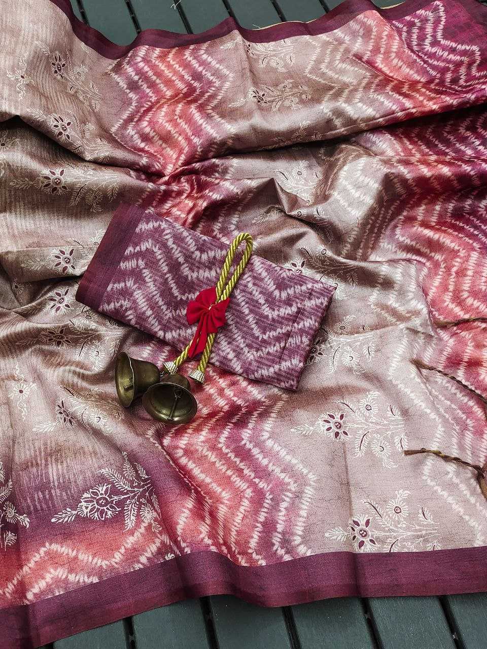 Ynf Tussar Silk KESH532 YOGITA 114 Sarees Wedding Collections Festive Collections Wholesale Floral Sarees Traditional Sarees Tussar Sarees Manufacturer