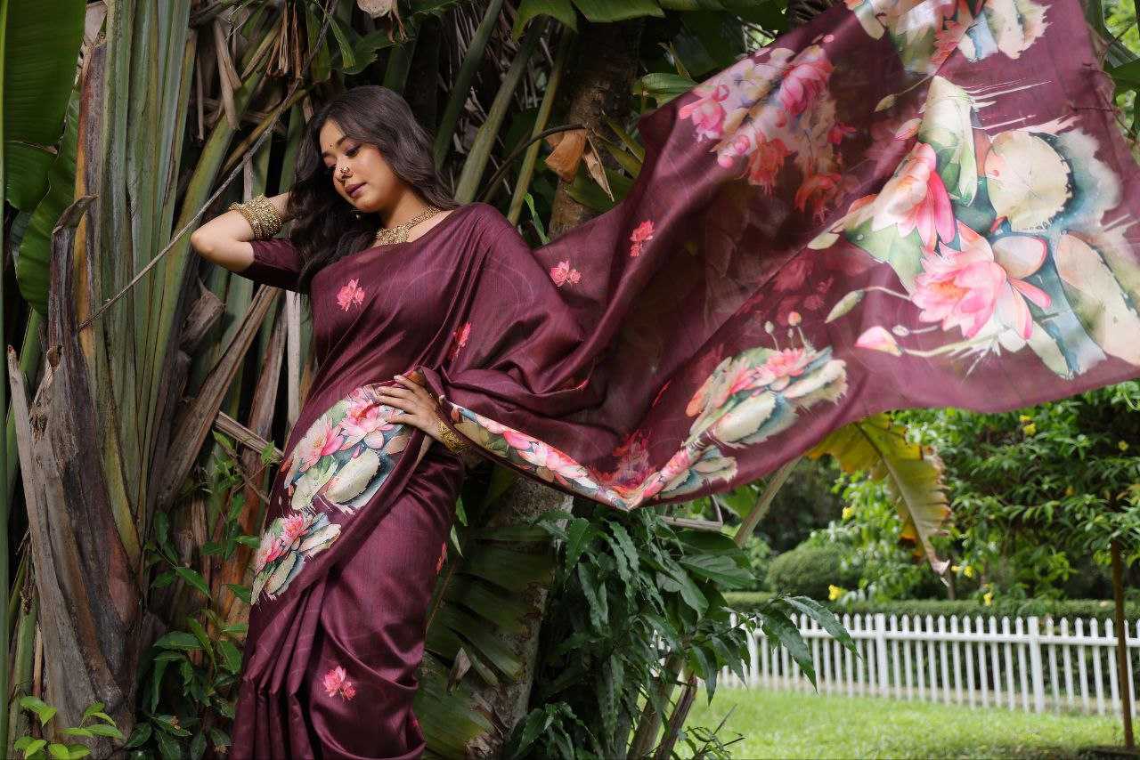 Ynf Tussar Silk KESH532 YOGITA LOTUS 3 Silk Sarees Wholesale Tussar Silk Sarees Manufacturer