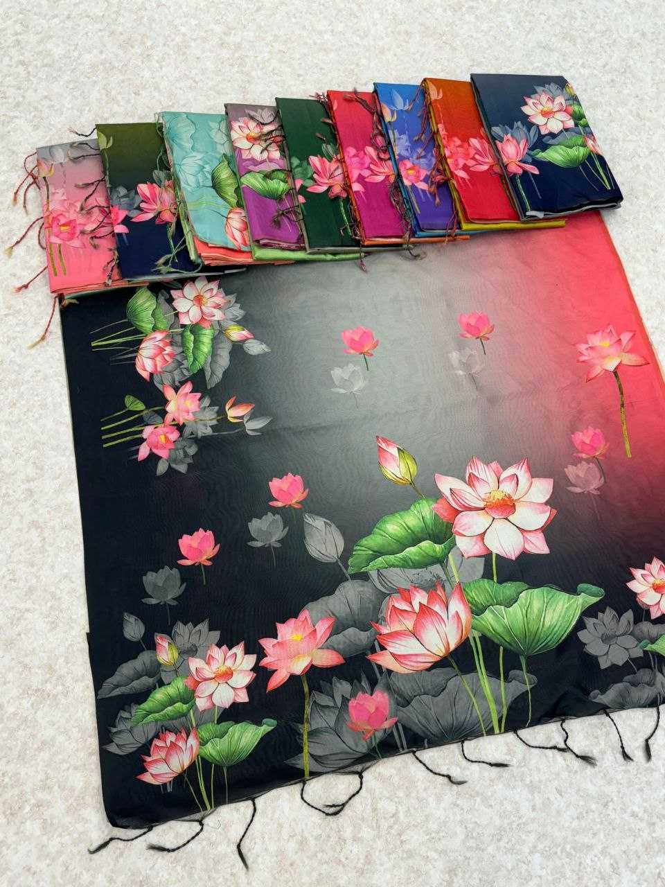 Ynf Tussar Silk KESH532 YOGITA LOTUS PEDDING Silk Sarees Wholesale Tussar Silk Sarees Printed Silk Saree Manufacturer