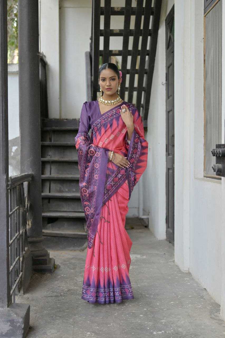 Ynf Tussar Silk KESH532 YOGITA TEMPLE 5 Silk Sarees Wholesale Traditional Silk Sarees Ikkat Silk Sarees Manufacturer