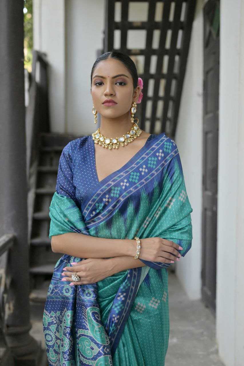 Ynf Tussar Silk KESH532 YOGITA TEMPLE 5 Silk Sarees Wholesale Traditional Silk Sarees Ikkat Silk Sarees Manufacturer