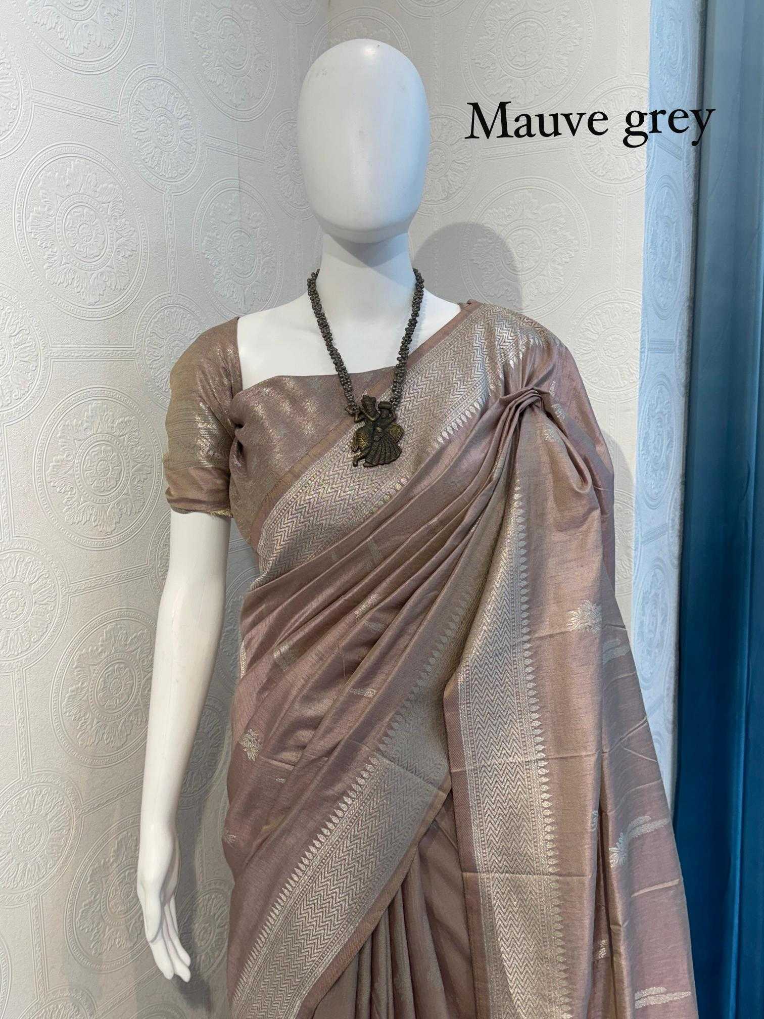 Ynf Tussar Silk RIN118 STERIO Silk Sarees Wholesale Tussar Silk Sarees Designer Silk Sarees Zari Border Silk Sarees Manufacturer
