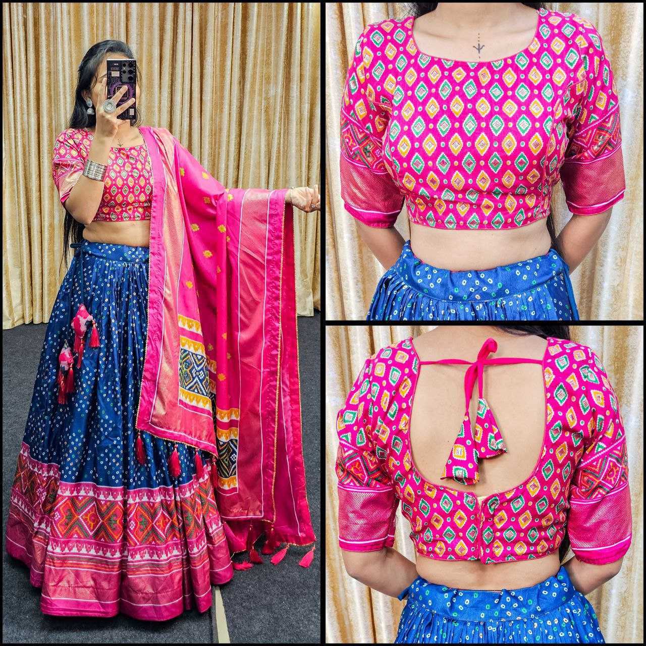 Ynf Tussar Silk RIN131 JANVI Lehengas Wedding Collections Festive Collections Wholesale Silk Lehenga Printed Lehenga Designer Lehenga Choli Manufacturer