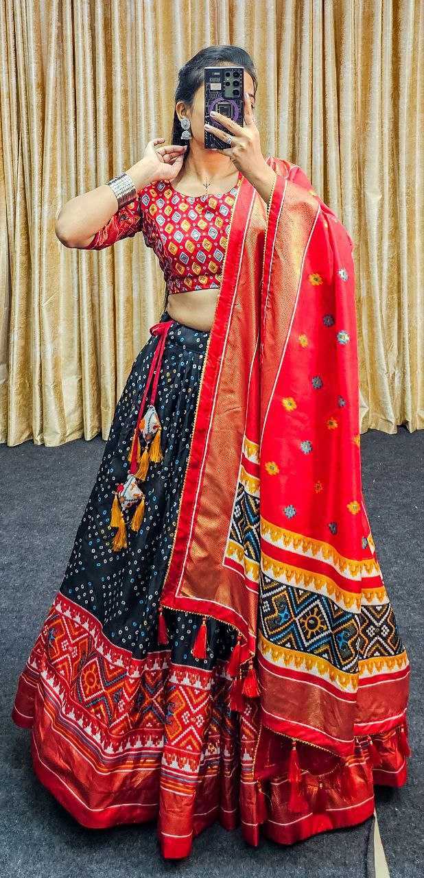 Ynf Tussar Silk RIN131 JANVI Lehengas Wedding Collections Festive Collections Wholesale Silk Lehenga Printed Lehenga Designer Lehenga Choli Manufacturer