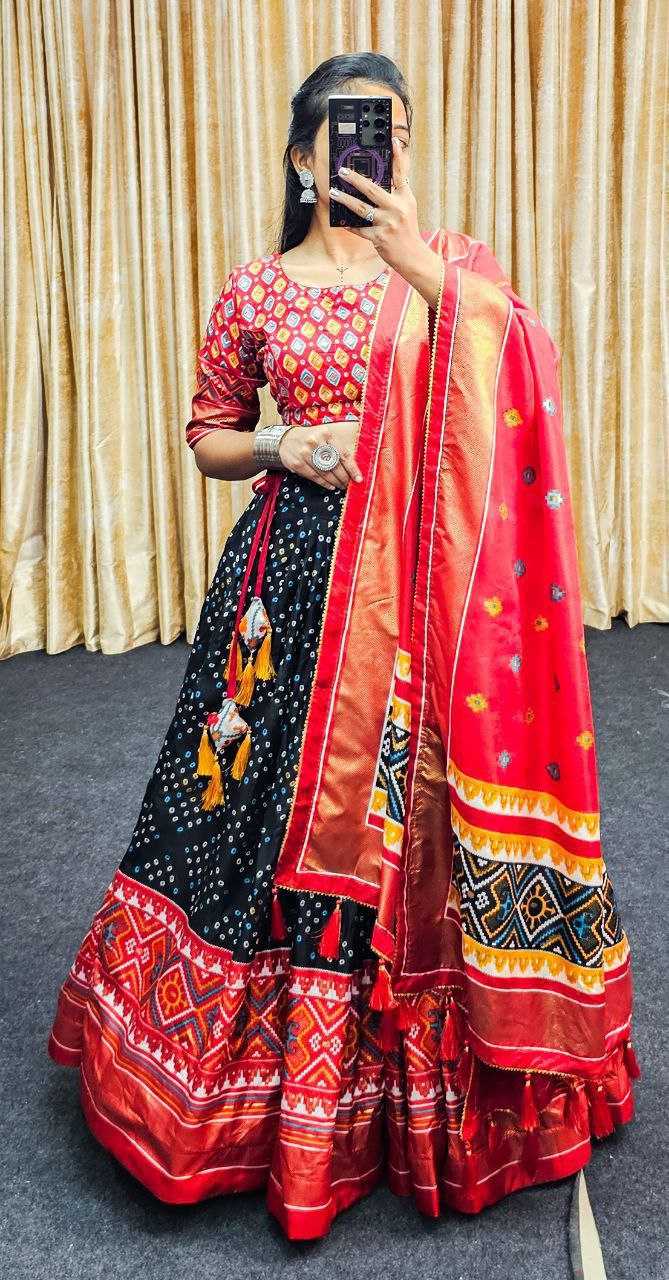 Ynf Tussar Silk RIN131 JANVI Lehengas Wedding Collections Festive Collections Wholesale Silk Lehenga Printed Lehenga Designer Lehenga Choli Manufacturer