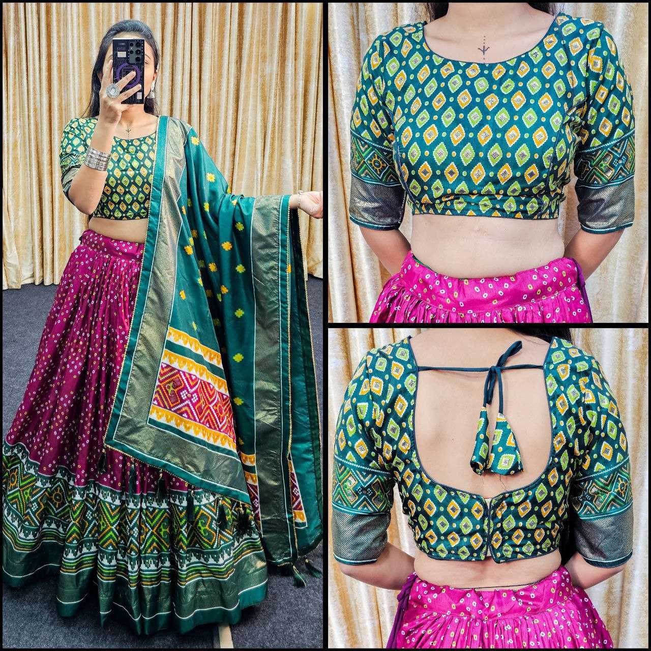 Ynf Tussar Silk RIN131 JANVI Lehengas Wedding Collections Festive Collections Wholesale Silk Lehenga Printed Lehenga Designer Lehenga Choli Manufacturer