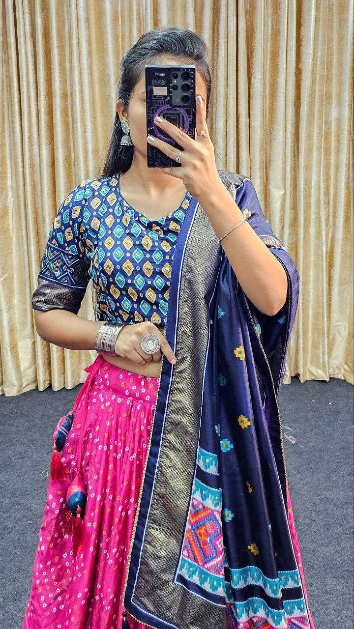 Ynf Tussar Silk RIN131 JANVI Lehengas Wedding Collections Festive Collections Wholesale Silk Lehenga Printed Lehenga Designer Lehenga Choli Manufacturer