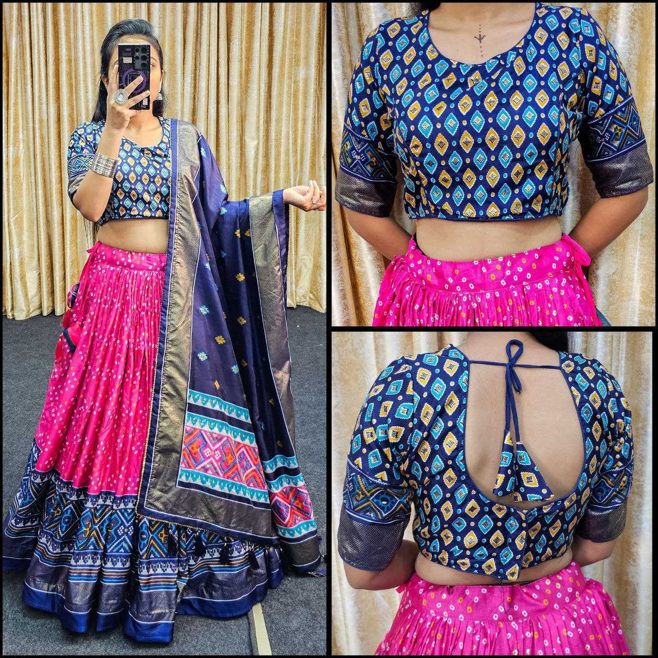 Ynf Tussar Silk RIN131 JANVI Lehengas Wedding Collections Festive Collections Wholesale Silk Lehenga Printed Lehenga Designer Lehenga Choli Manufacturer
