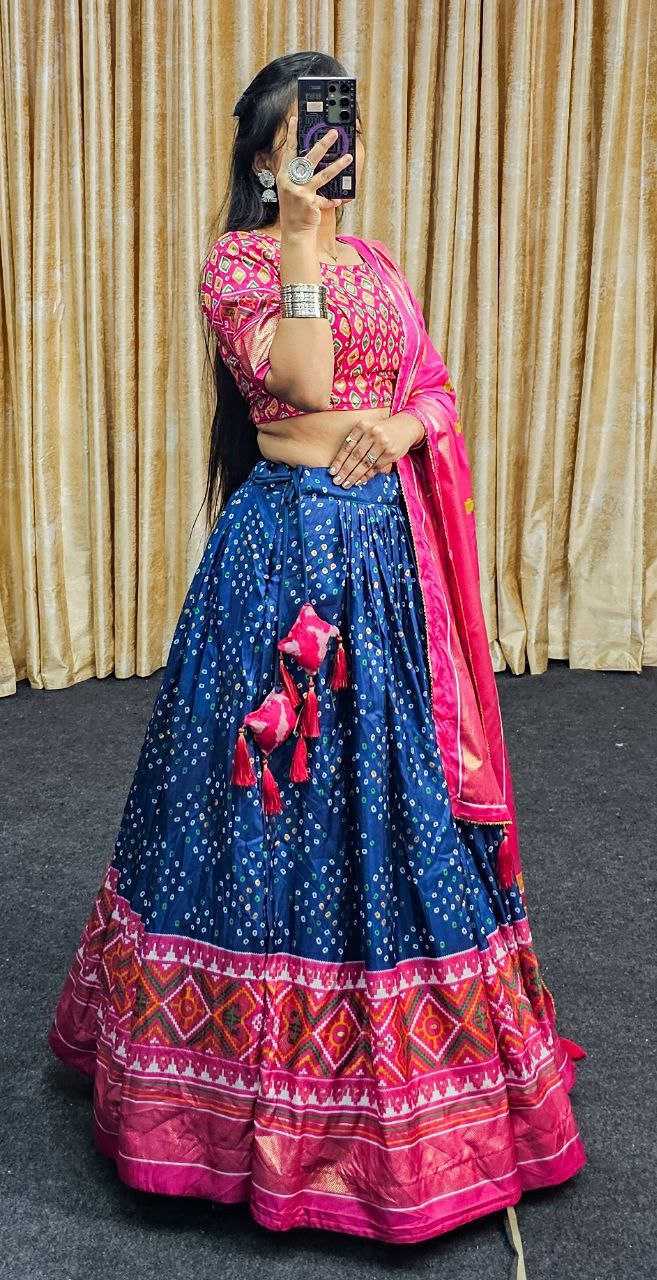 Ynf Tussar Silk RIN131 JANVI Lehengas Wedding Collections Festive Collections Wholesale Silk Lehenga Printed Lehenga Designer Lehenga Choli Manufacturer