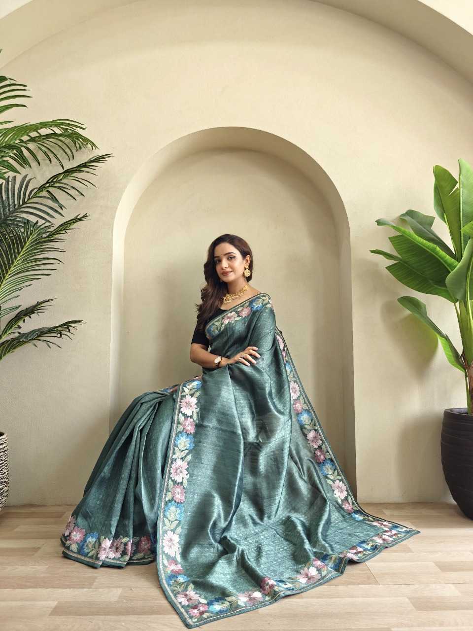 Ynf Tussar Silk RIN197 3013 Sarees Wholesale Designer Sarees Party Wear Sarees Fancy Sarees Manufacturer