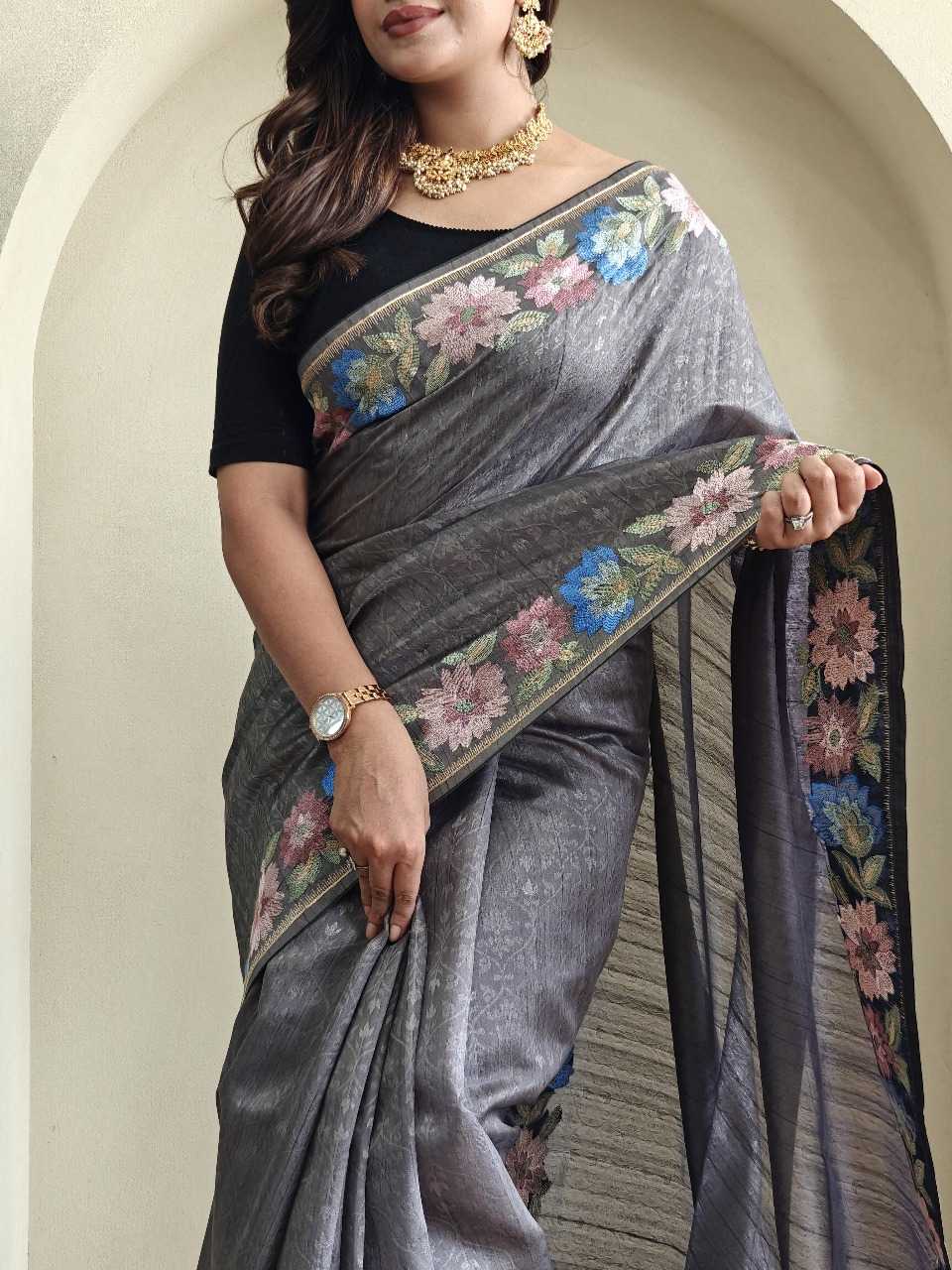 Ynf Tussar Silk RIN197 3013 Sarees Wholesale Designer Sarees Party Wear Sarees Fancy Sarees Manufacturer