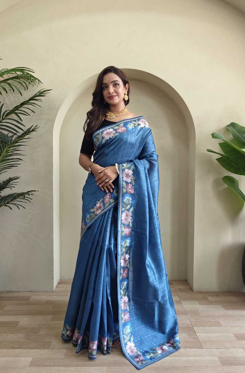 Ynf Tussar Silk RIN197 3013 Sarees Wholesale Designer Sarees Party Wear Sarees Fancy Sarees Manufacturer