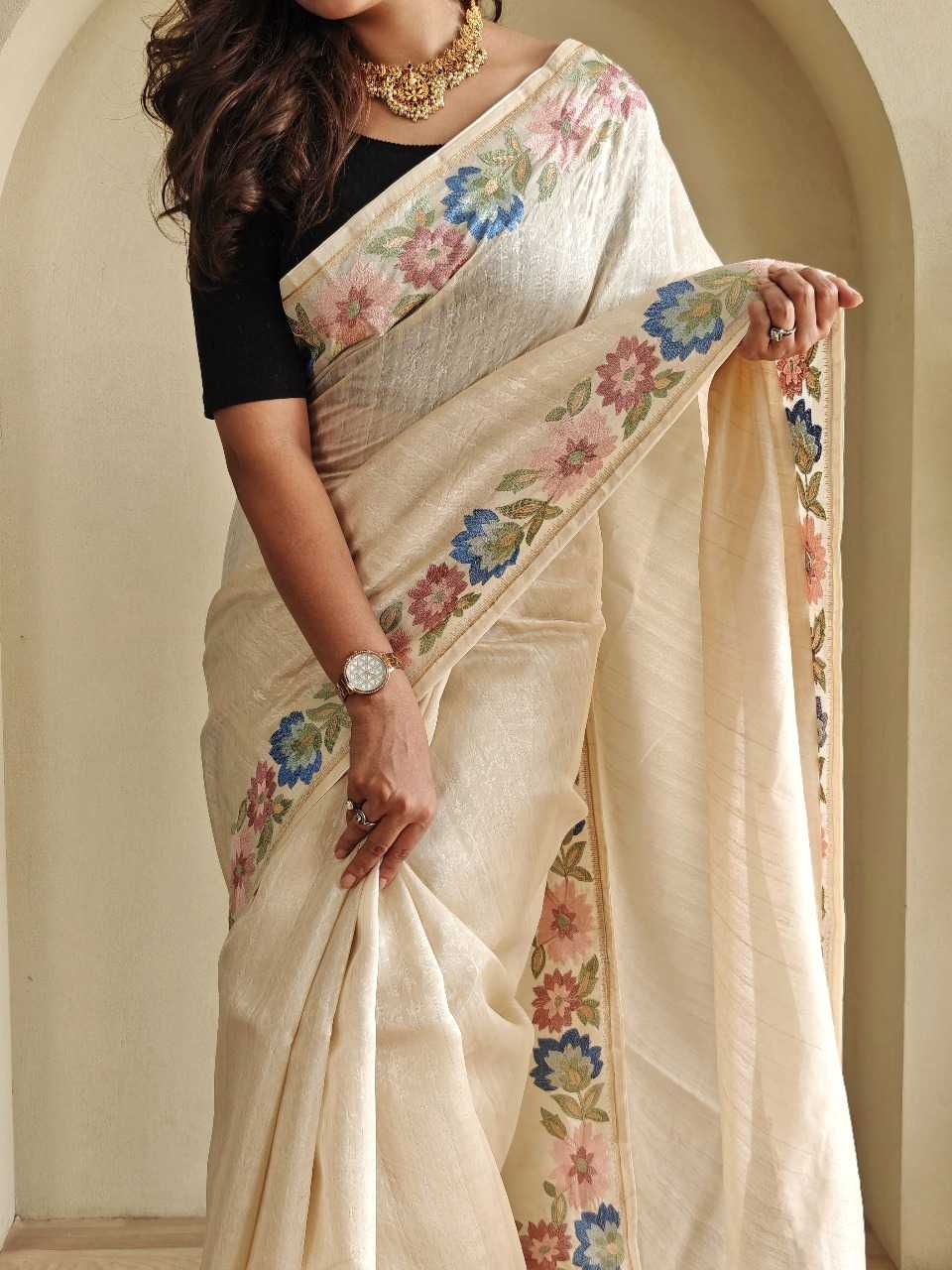 Ynf Tussar Silk RIN197 3013 Sarees Wholesale Designer Sarees Party Wear Sarees Fancy Sarees Manufacturer