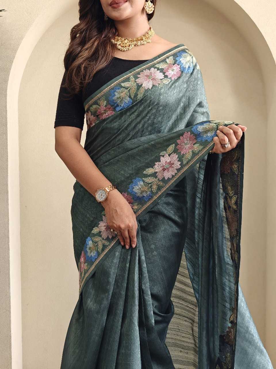 Ynf Tussar Silk RIN197 3013 Sarees Wholesale Designer Sarees Party Wear Sarees Fancy Sarees Manufacturer