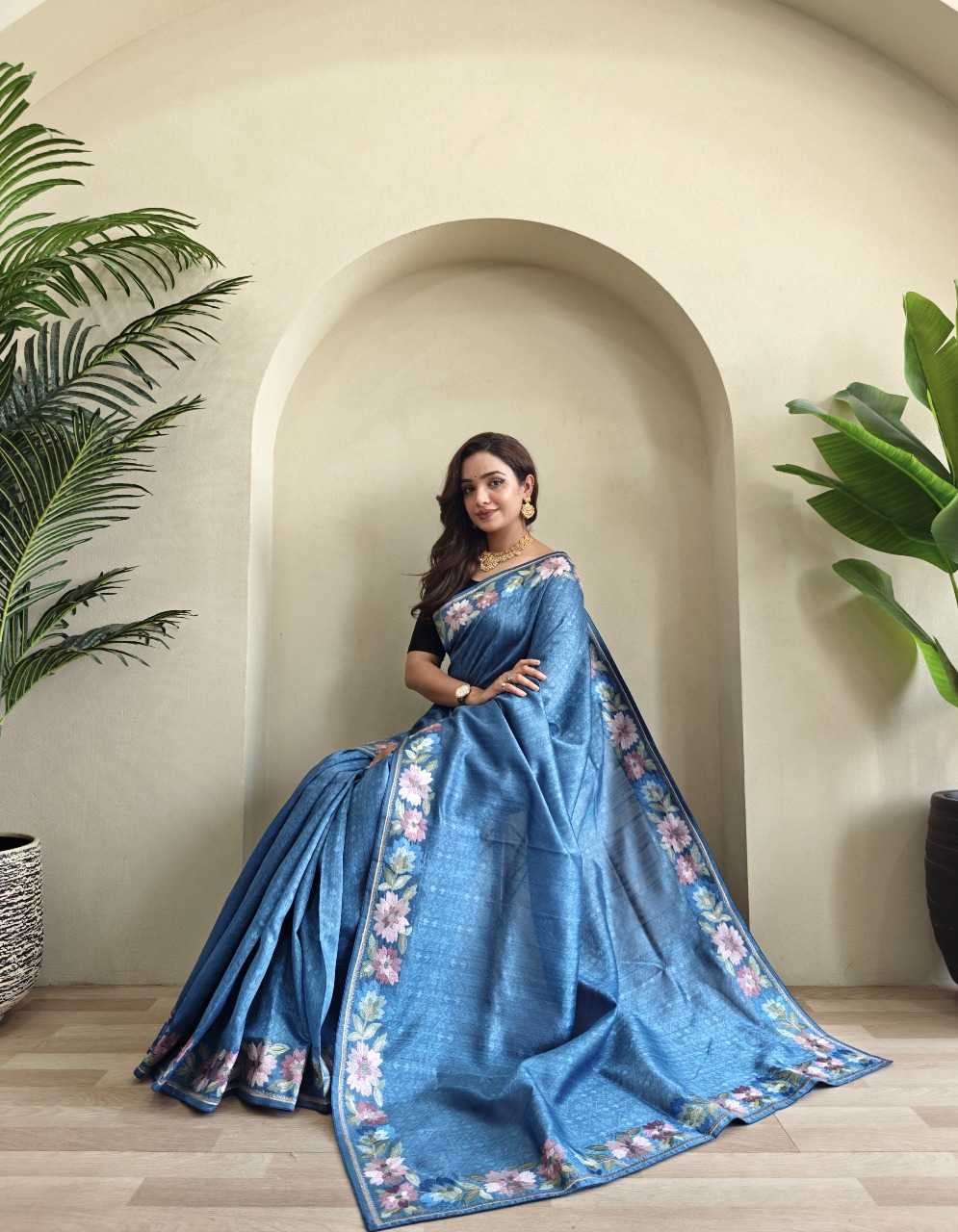 Ynf Tussar Silk RIN197 3013 Sarees Wholesale Designer Sarees Party Wear Sarees Fancy Sarees Manufacturer