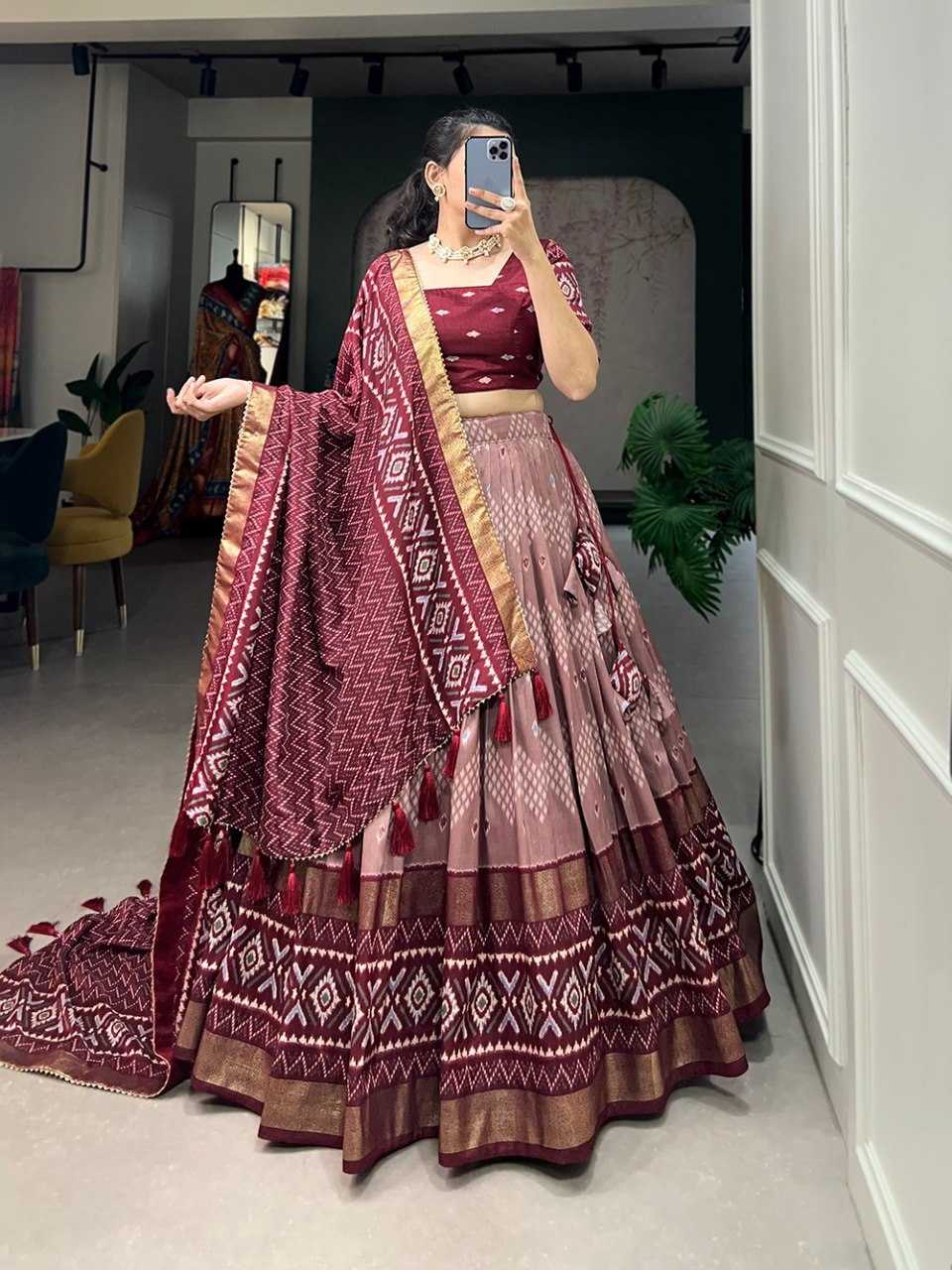 Ynf Tussar Silk RIN207 1425 Lehengas Wholesale Designer Lehenga Fancy Lehenga Traditional Lehenga Manufacturer