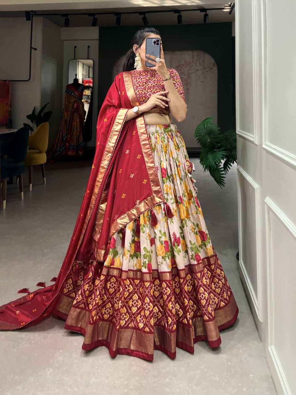 Ynf Tussar Silk RIN207 1431 Lehengas Wholesale Designer Lehenga Fancy Lehenga Traditional Lehenga Manufacturer