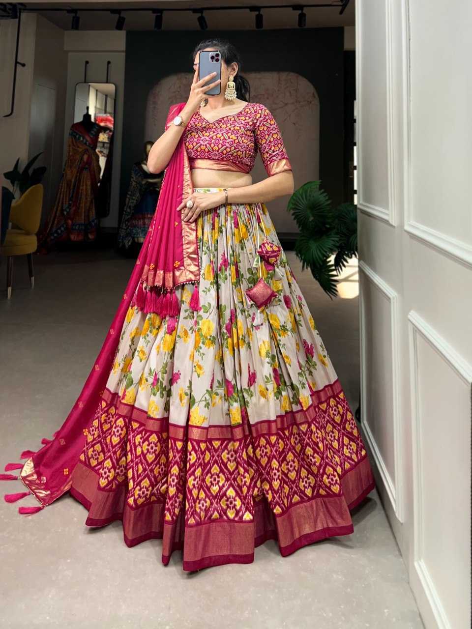 Ynf Tussar Silk RIN207 1431 Lehengas Wholesale Designer Lehenga Fancy Lehenga Traditional Lehenga Manufacturer