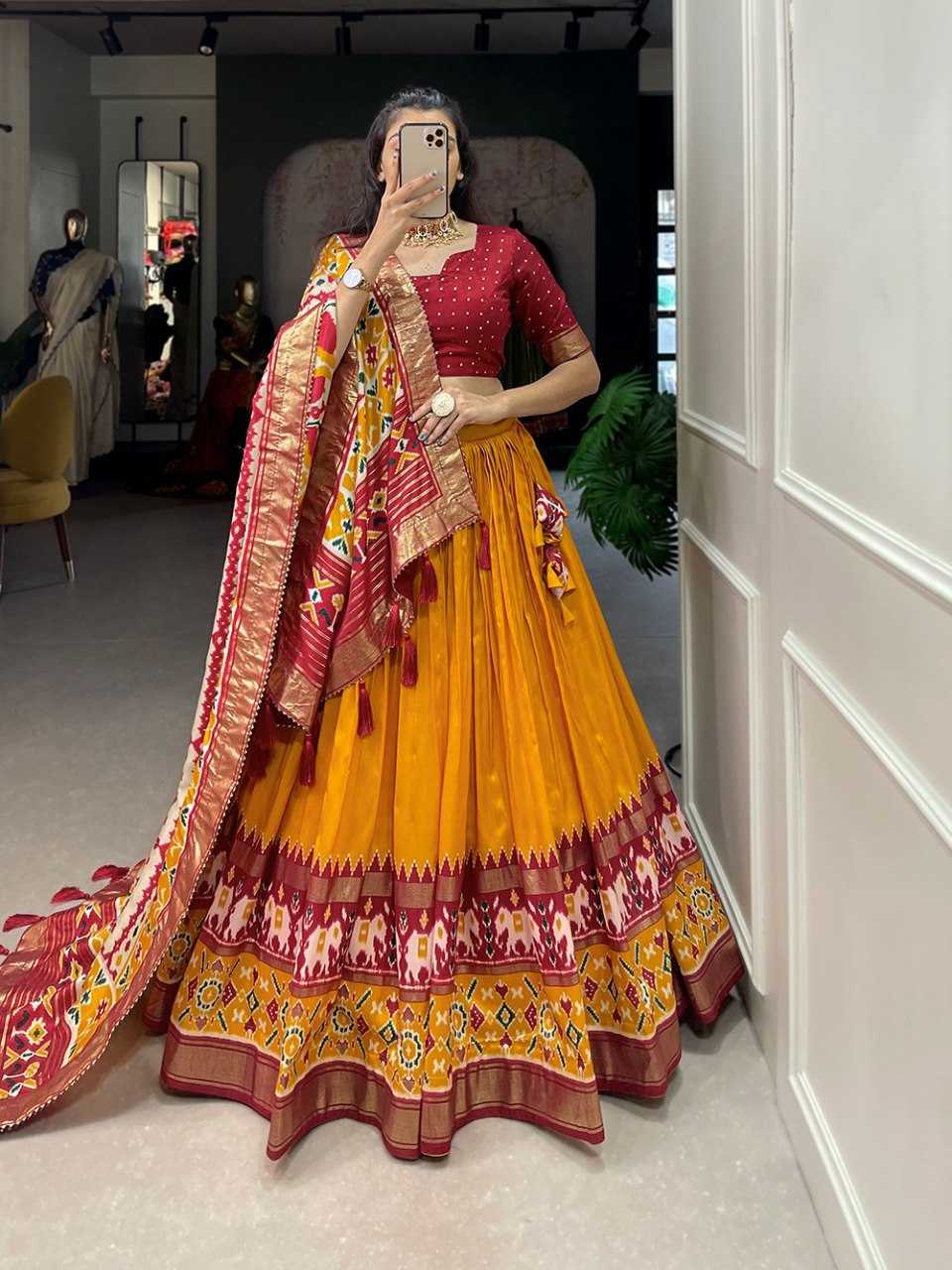 Ynf Tussar Silk RIN207 1482 Lehengas Wholesale Designer Lehenga Fancy Lehenga Traditional Lehenga Manufacturer