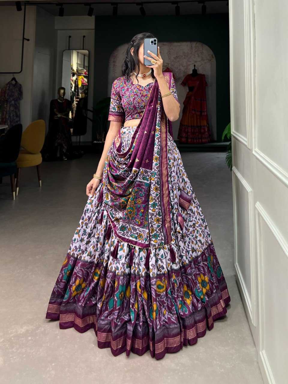 Ynf Tussar Silk RIN207 1523 Lehengas Wholesale Designer Lehenga Fancy Lehenga Traditional Lehenga Manufacturer