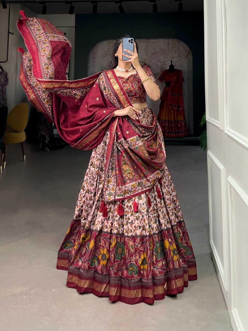 Ynf Tussar Silk RIN207 1523 Lehengas Wholesale Designer Lehenga Fancy Lehenga Traditional Lehenga Manufacturer