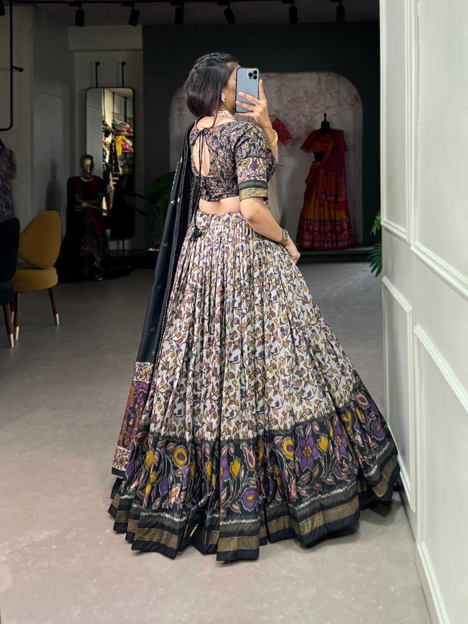 Ynf Tussar Silk RIN207 1523 Lehengas Wholesale Designer Lehenga Fancy Lehenga Traditional Lehenga Manufacturer