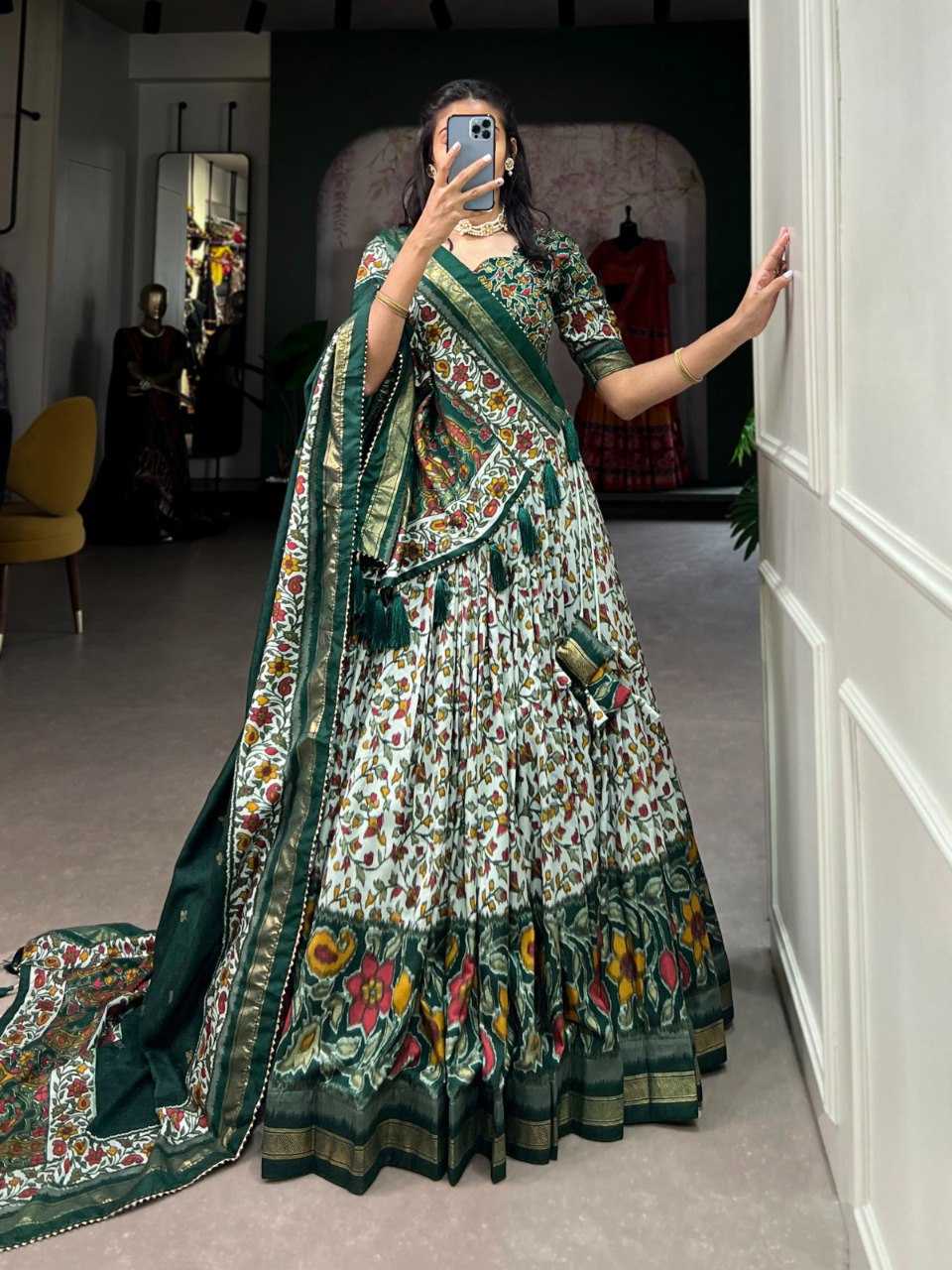 Ynf Tussar Silk RIN207 1523 Lehengas Wholesale Designer Lehenga Fancy Lehenga Traditional Lehenga Manufacturer