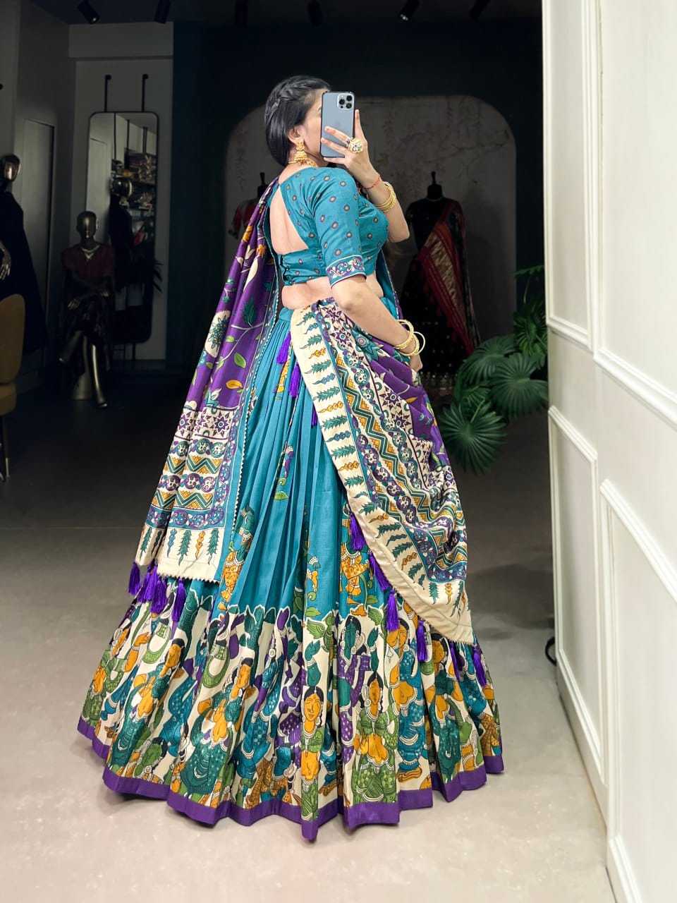 Ynf Tussar Silk RIN207 1541 Lehengas Wedding Collections Festive Collections Wholesale Silk Lehenga Designer Lehenga Choli Lehenga With Dupatta Manufacturer