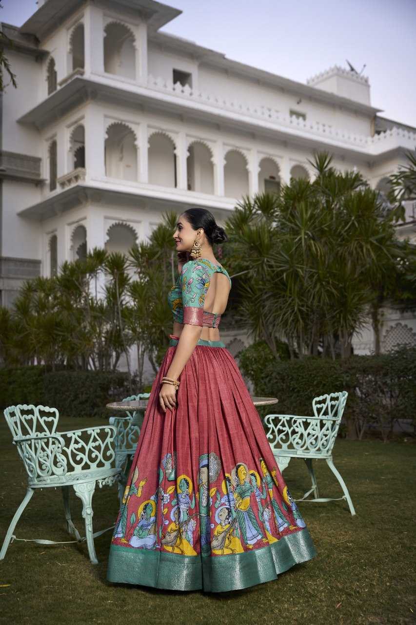 Ynf Tussar Silk RIN207 1568 Lehengas Wholesale Traditional Lehenga Silk Lehenga Printed Lehenga Manufacturer