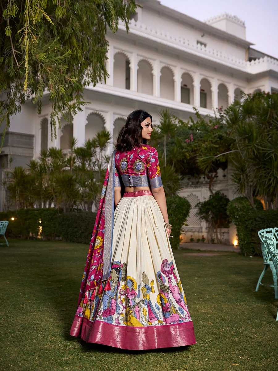 Ynf Tussar Silk RIN207 1568 Lehengas Wholesale Traditional Lehenga Silk Lehenga Printed Lehenga Manufacturer