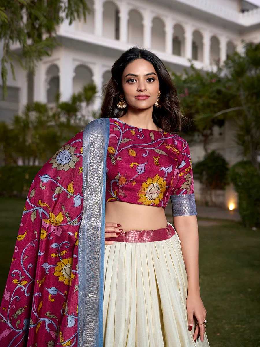 Ynf Tussar Silk RIN207 1568 Lehengas Wholesale Traditional Lehenga Silk Lehenga Printed Lehenga Manufacturer