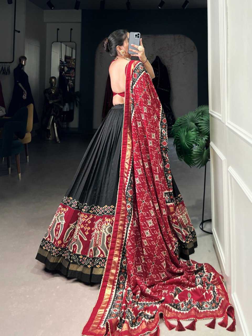 Ynf Tussar Silk RIN207 1582 Lehengas Wedding Collections Festive Collections Wholesale Silk Lehenga Printed Lehenga Lehenga With Cancan Manufacturer