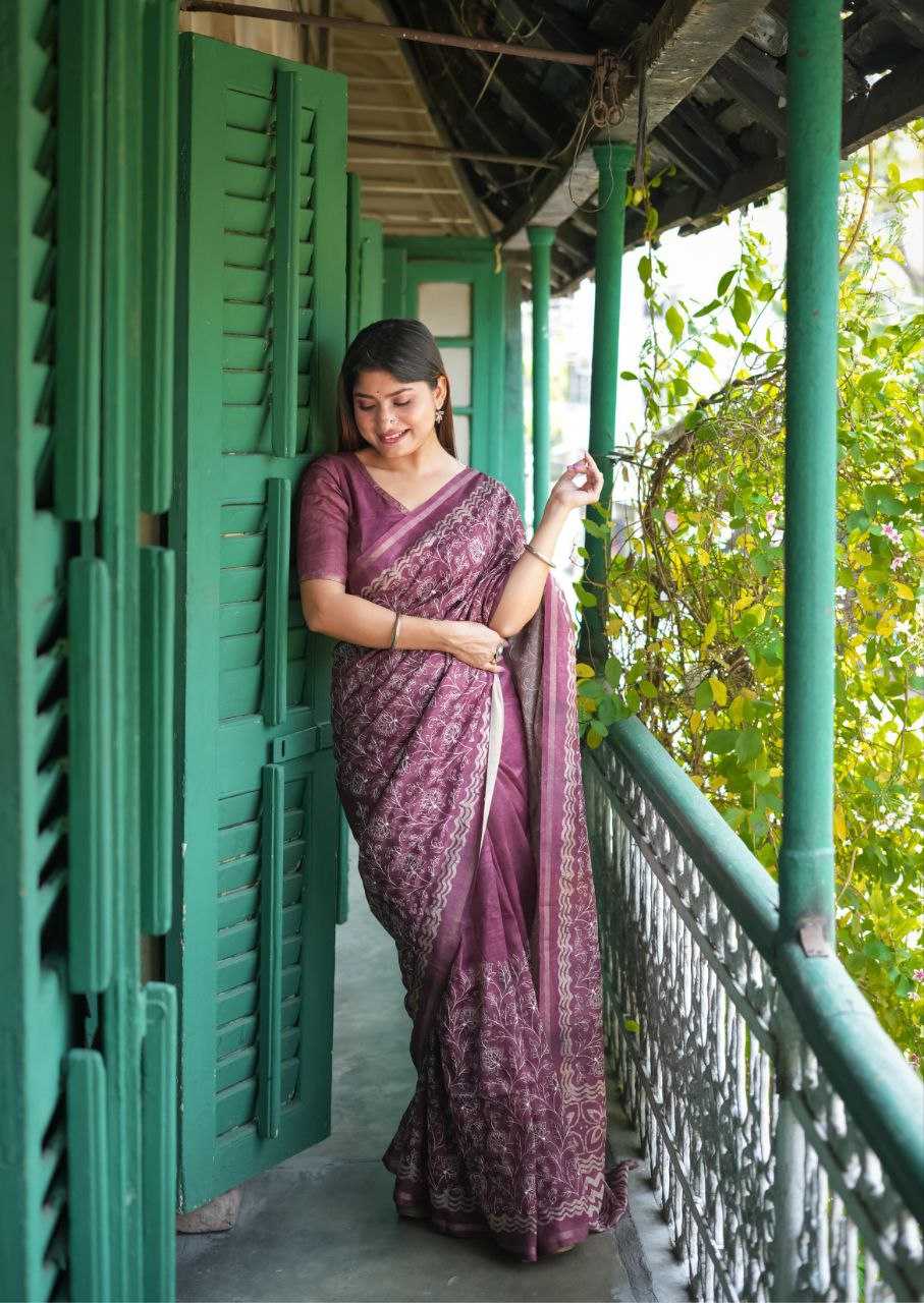 Ynf Tussar Silk RIN207 SANVI BATIK Silk Sarees Wholesale Tussar Silk Sarees Manufacturer